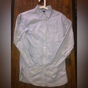 Small light blue dress shirt by Land’s End